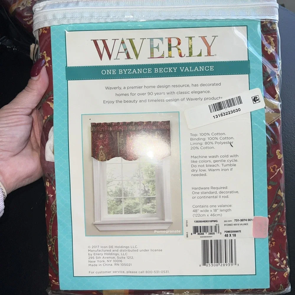 New Waverly Valance Byzance Becky 48
